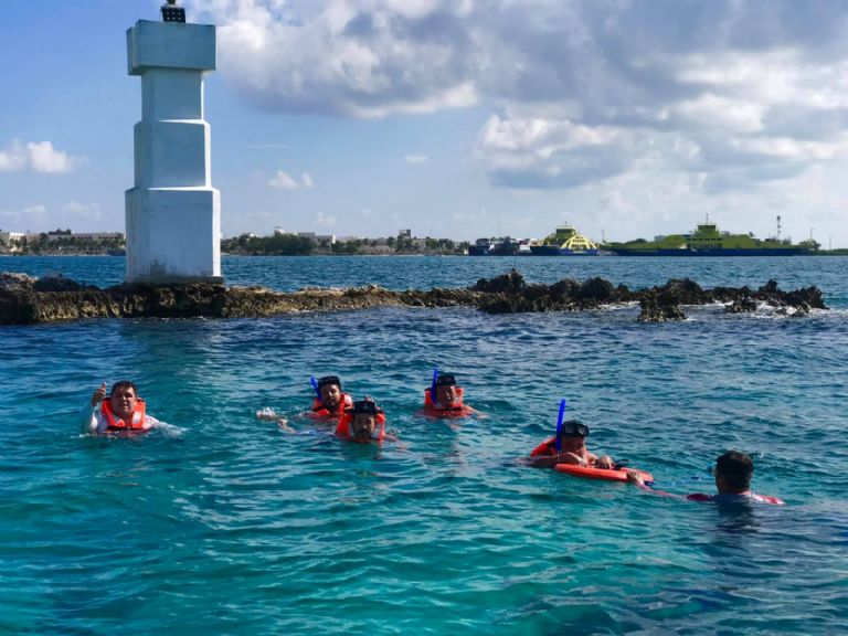 Arrecife El Farito isla mujeres