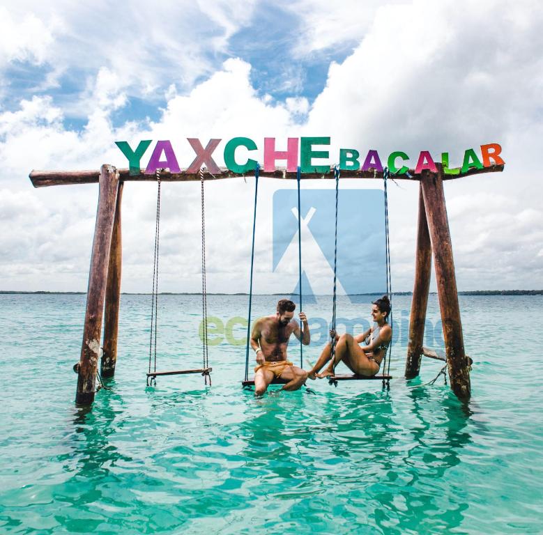 Ecocamping Yaxche . hoteles todo incluido en bacalar