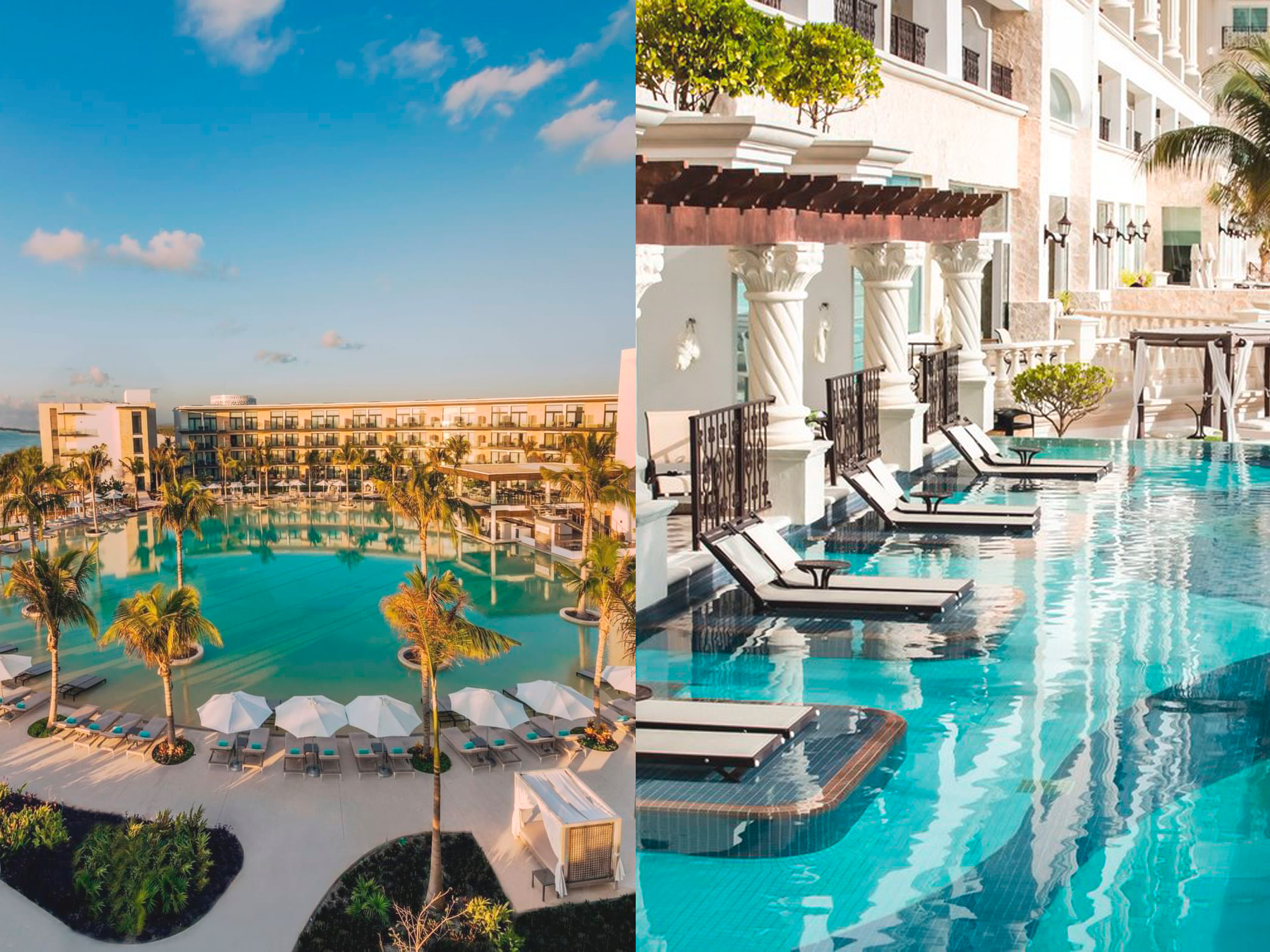 ¿Dónde están los mejores hoteles todo incluido, en Cancún o la Riviera Maya?