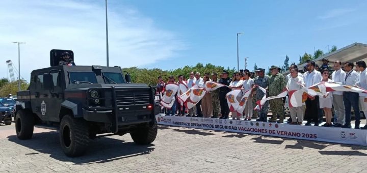 Cancún 2025: Dan banderazo a la seguridad en vacaciones de verano