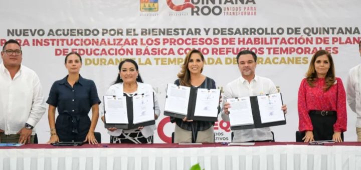 Quintana Roo 2025: Gobierno y hoteleros habilitan escuelas como refugios para turistas y trabajadores
